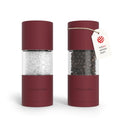 Salt and Pepper Grinder Set (Berry Red / Set of two manual grinders)