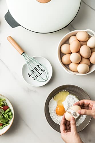 Kitchen Spoon Rest for Counter (White)