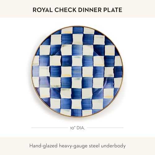 Enamel Dinner Plate (Royal Check / 1 Plate)