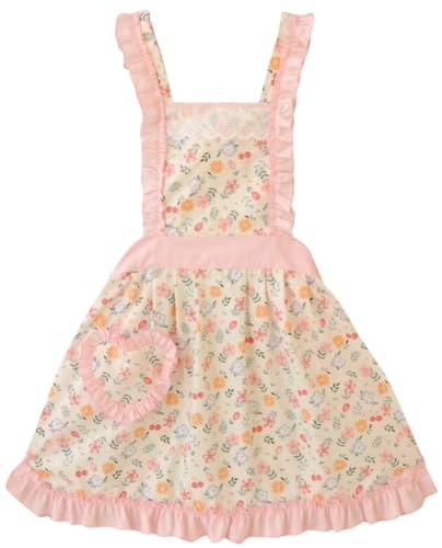 Womens Cooking Baking Apron (Pink)