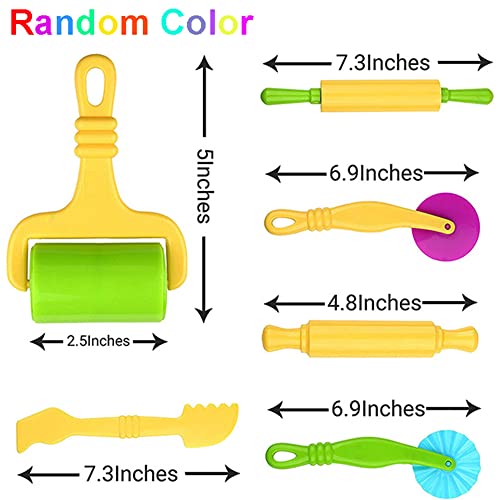 36 Piece Dough Tool Set for Kids Ages 3 (36pcs)