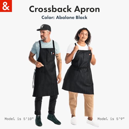 Crossback Chef Apron (Abalone Black)
