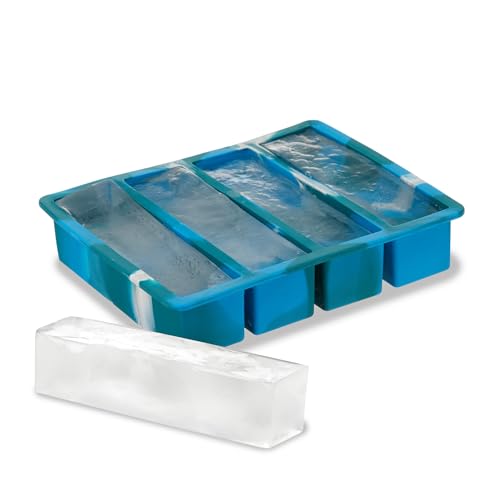 Ice Cube Tray (Blue Marble / 5-inch Long Cubes)