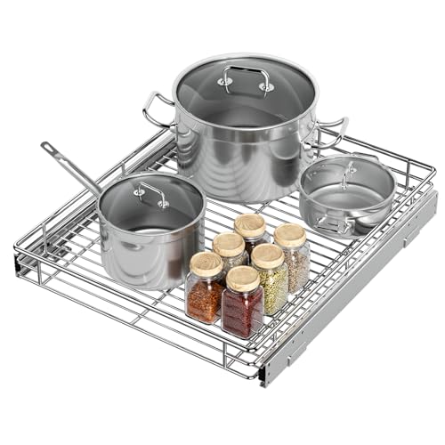 Pull Out Cabinet Organizer (17.8"W x 21"D)