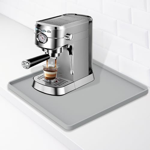 Silicone Coffee Mat 16"x16" (Gray)