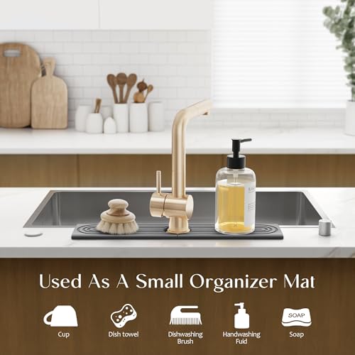 Diatomite Stone Sink Candy (20" x 3.9" / Dark Gray)