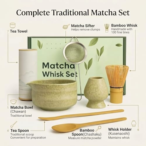 Matcha Whisk Set 7 Pcs