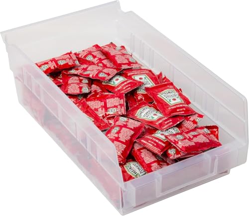 30130 Heavy Duty Plastic Shelf Bins (Clear / Bin Box)
