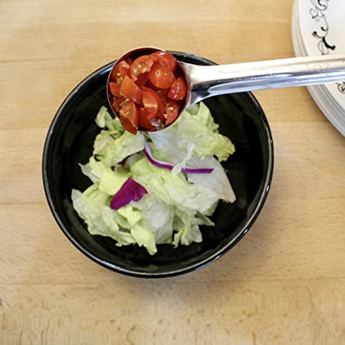 1 oz Slotted Stainless Steel Portion Control Ladle Spoodle (1 Ounce Slotted)