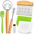 Sourdough Bread Baking Tool Set with Danish Dough Whisk
