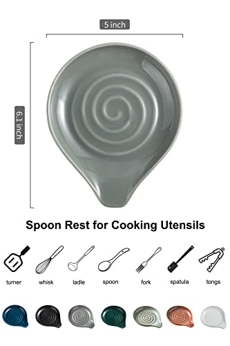 Spoon Rest for Stove Top (1.Gray)