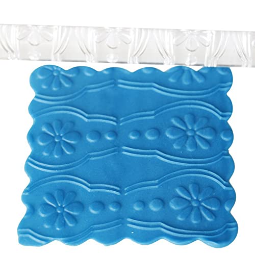 Acrylic Rolling Pin with 28 Patterns (51021 printing)