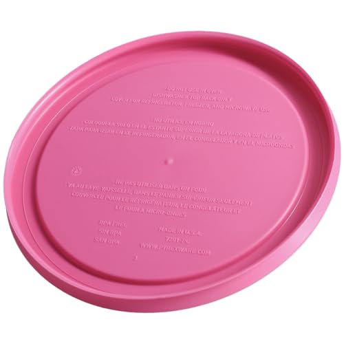 7201-PC (4-Cup) Berry Pink Storage Lid for Glass Bowls - Made in USA (Berry Pink)