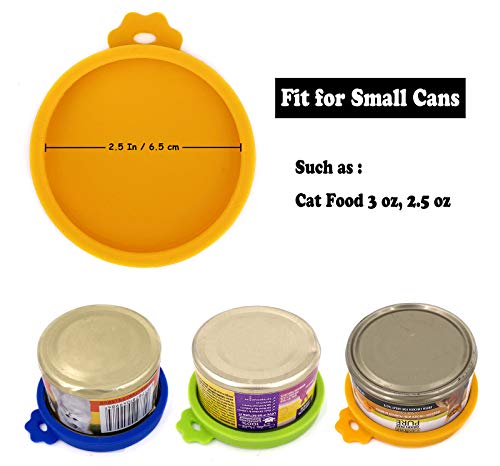 3 Pack Cat Food Can Lids