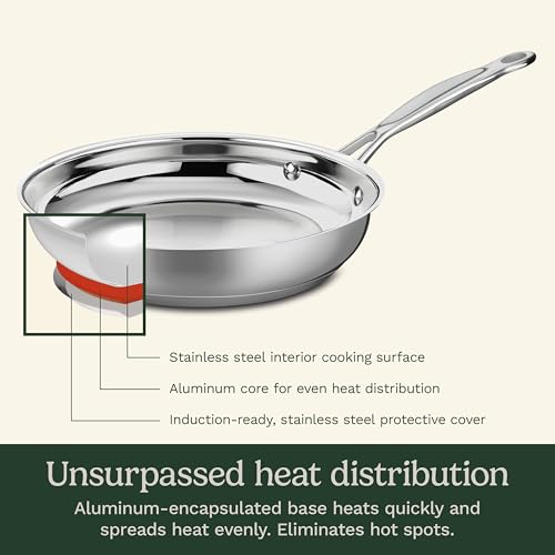 10 Inch Open Skillet (Chef's Classic Stainless / 10-Inch)
