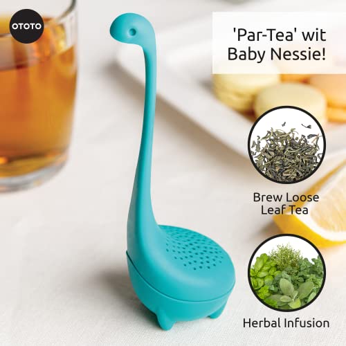 Cute Tea Infuser by OTOTO (Baby Nessie - Turquoise)