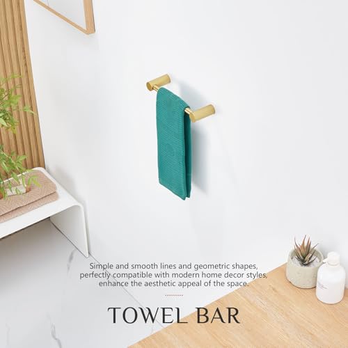 Towel Ring for Bathroom Hardware Accessories 9 (Brushed Gold)