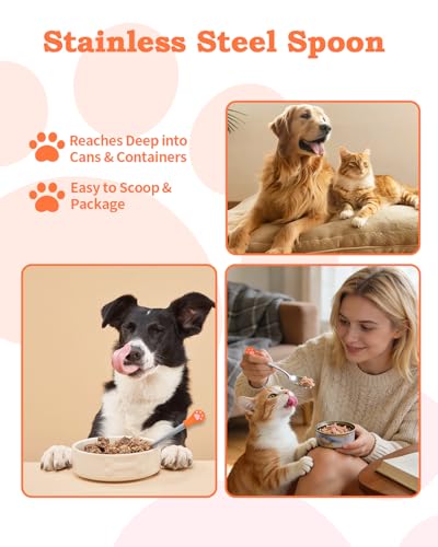6 PCS Cat Food Can Covers Set (Orange)