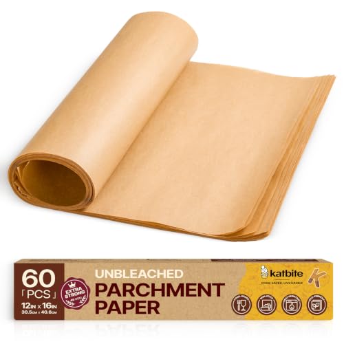 12x16 Inch Parchment Paper Sheets 60PCS (12X16Inch 60 Pcs)