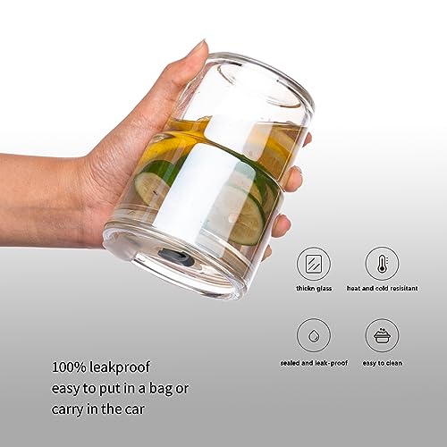 13oz 400ml Tumbler Water Glass (White-2pack)