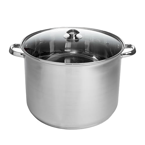 Stainless Steel Stock Pot (24 Quarts)
