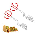 2 Pack Taco Shell Tongs for Frying