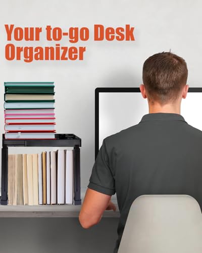 Locker Organizer Shelf (Black)