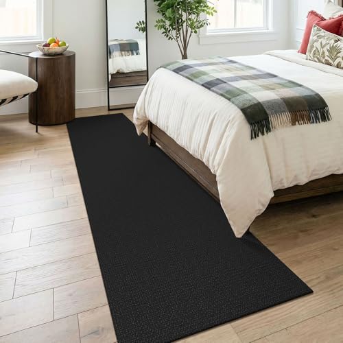 Black Runners for Hallway 2.5'x8' (Black/Dark Grey / 2'8" x 8' (Runner))