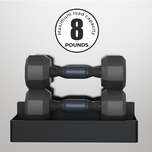 Magnetic Spice Rack for Refrigerator (Black / 6 Pack)