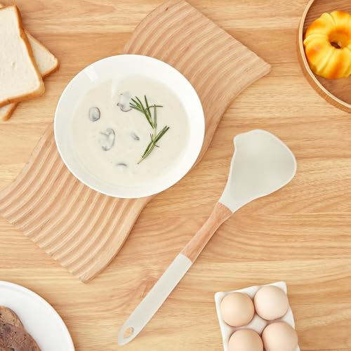 Kitchen Utensils Set (Cream White-7Max)
