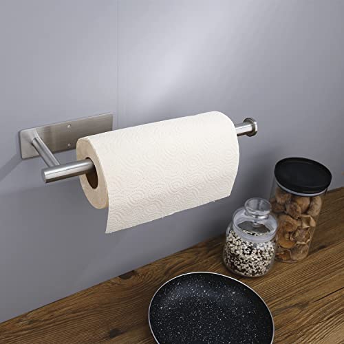 Paper Towel Holder for Kitchen (Silver)