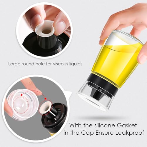 Leak proof Oil Dispenser Bottle for Outdoor Camping (4 Pack)