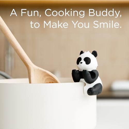 Itera Panda Silicone Cat Spoon Rest Kitchen Gadget Utensil Holder (Panda)