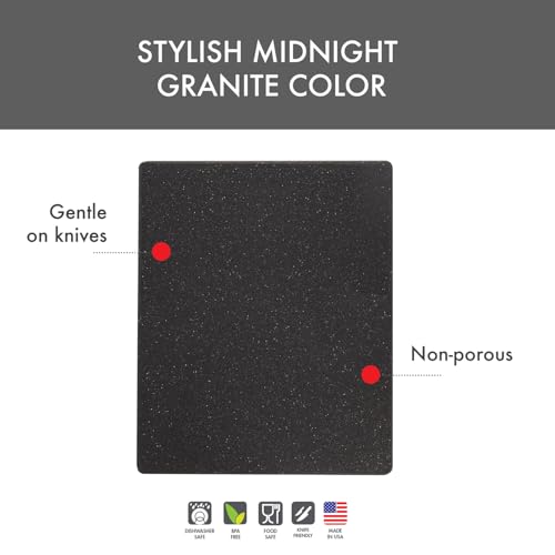 Superboard Reversible Pastry Board (17"L x 14"W / Midnight Granite Color)