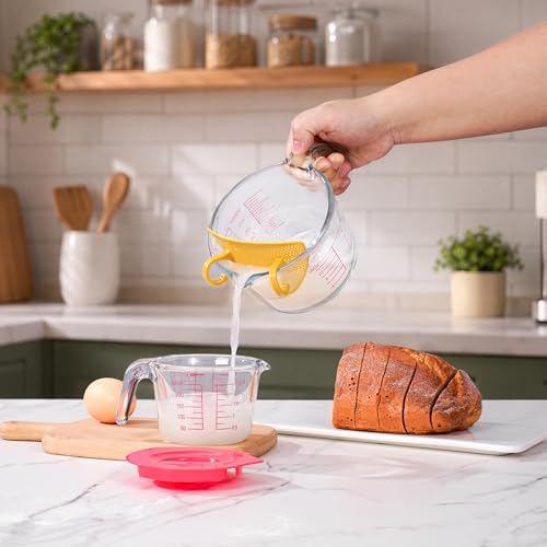 6 Pcs Glass Measuring Cups (Extra Large)