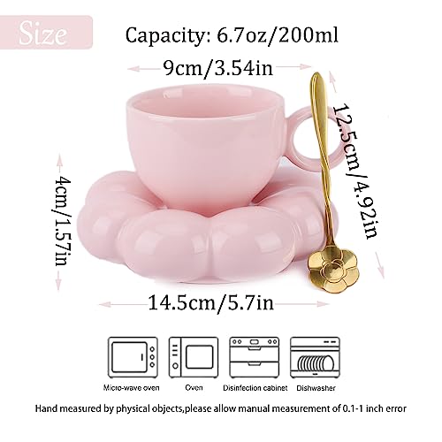 Flower Coffee Mug (Pink)