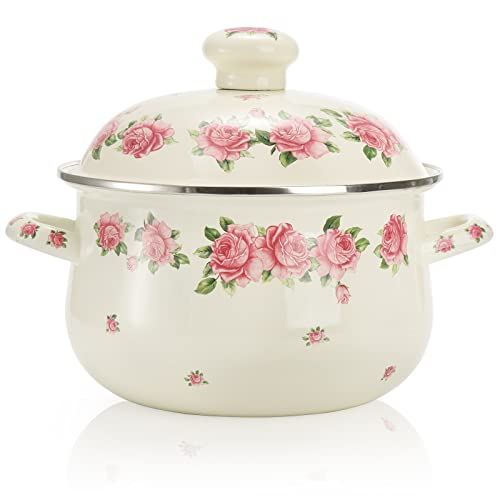 Enamel Stockpot with Lid