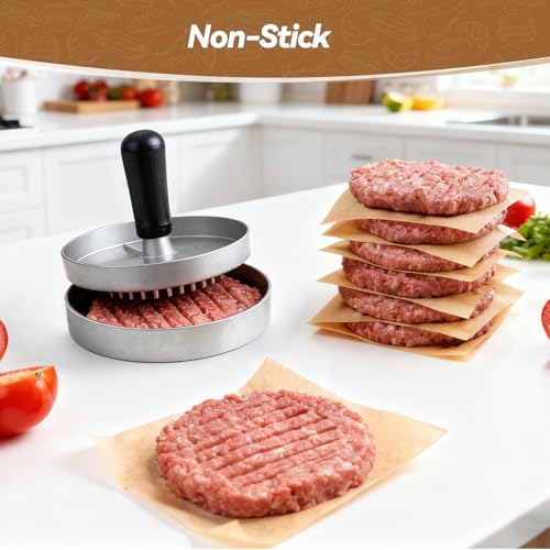 360 Count 6"x 6" Heavy Duty Patty Paper Sheets for Separating Patty (6" x 6")