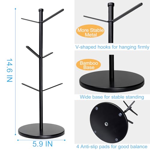 Premium Mug Tree (6 Hooks)