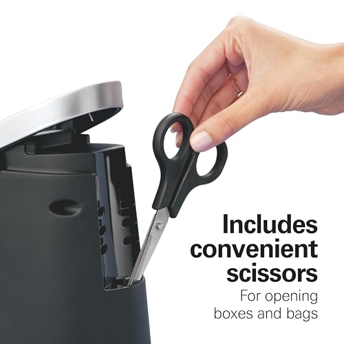 Smooth Touch Electric Can Opener With Easy Push Down Lever (Stainless Steel Kitchen Scissors)