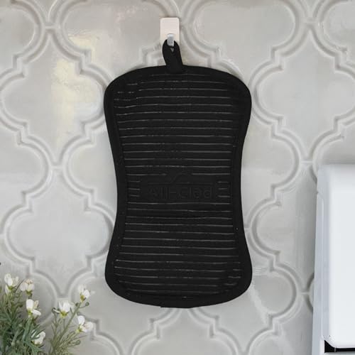 Premium Pot Holder & Hot Pad (Black / 4 Pack)