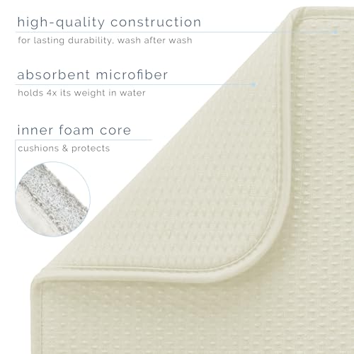 Dish Drying Mat (Cream / 16" x 18")