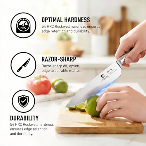 16 Pieces High Carbon Japanese Stainless Steel Knife Set with Block
