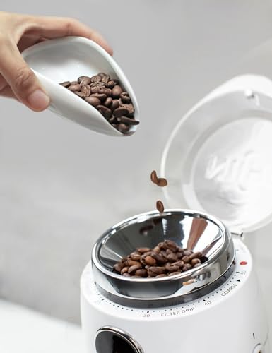 Coffee Bean Dosing Cup and RDT Sprayer Bottle Set (White Set)