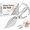 Multifunctional Heavy Duty Kitchen Shears (Silver)