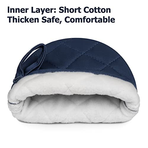 Mini Oven Mitts 2 (Navy Blue / 2 Pieces Set)