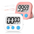 Classroom Timer for Kids Teachers 2 Pack Digital Timers White Pink (White & Pink)
