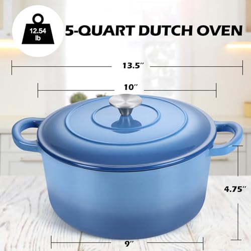 5Qt Dutch Oven (Blue / 5QT)