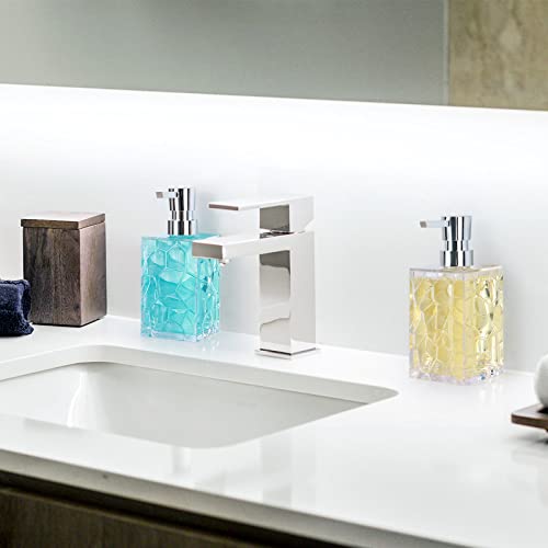 2 Pack Clear Rust Proof Soap Dispenser (Clear)