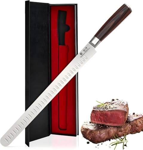 Brisket Knife 12 Inch (Black Brown Handle)